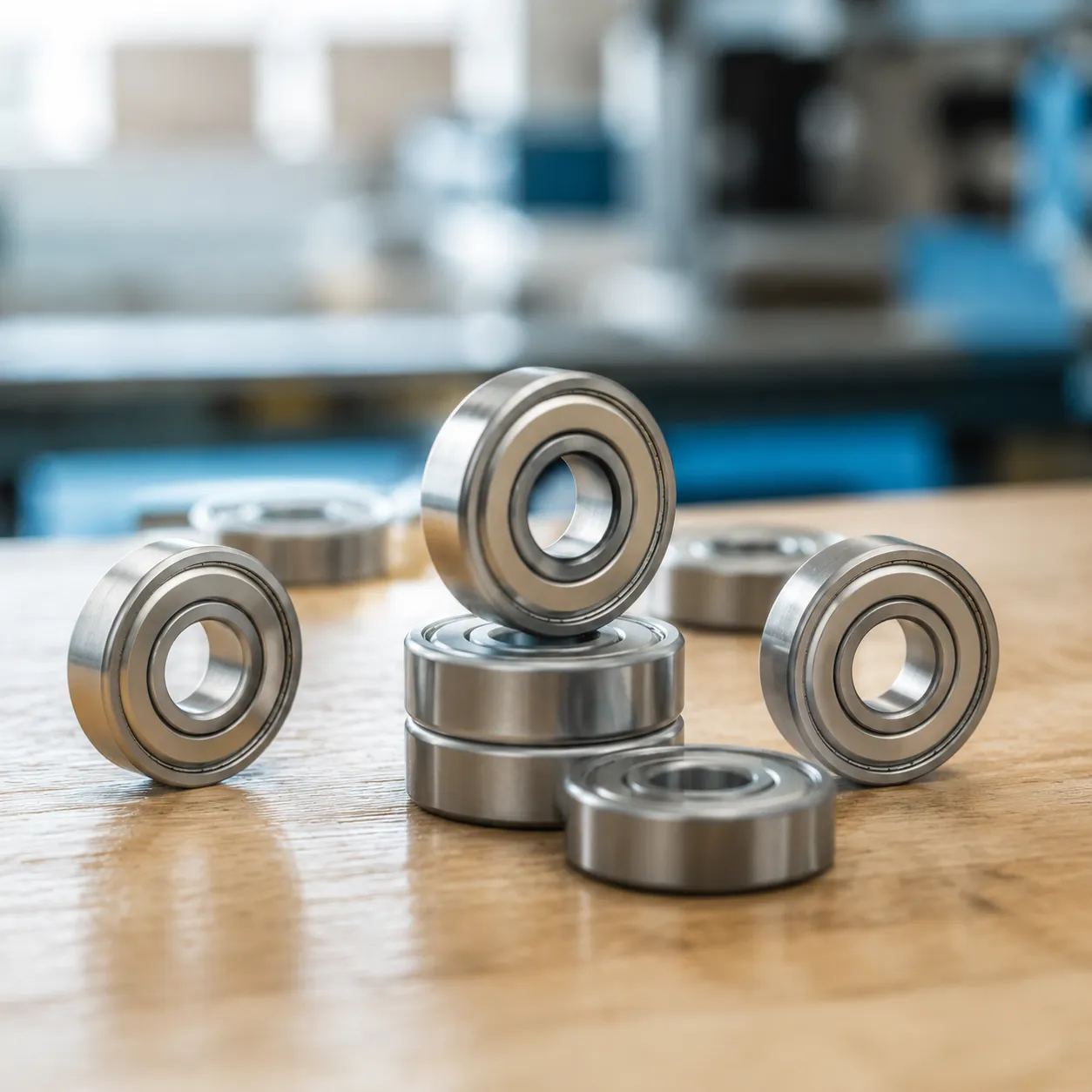 small deep groove ball bearings double shielded flanged