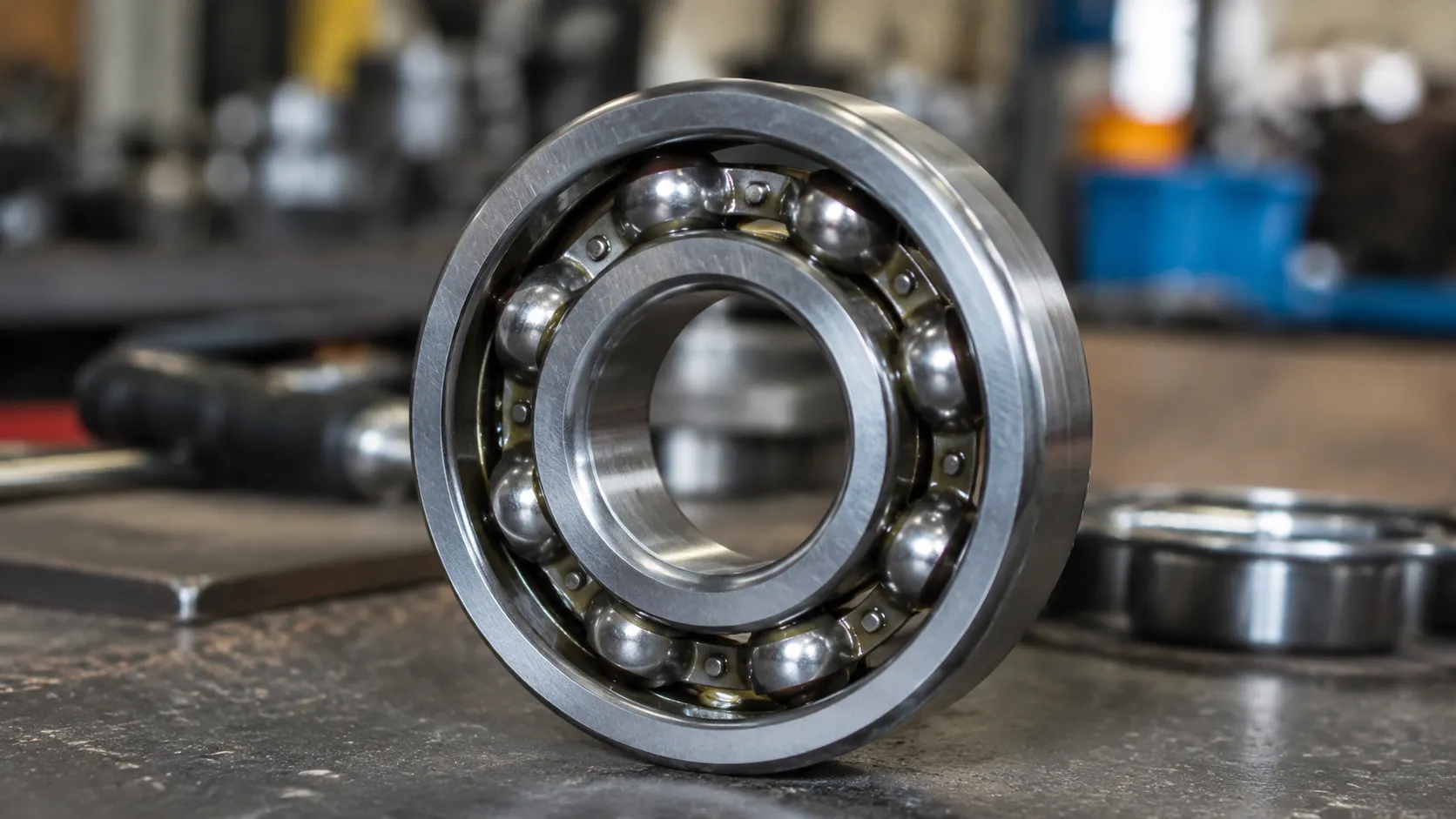 Oil lubricated tapered bore deep groove ball bearings with oil seal