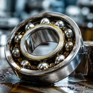 Oil lubricated deep groove ball bearing for high speed harsh environments
