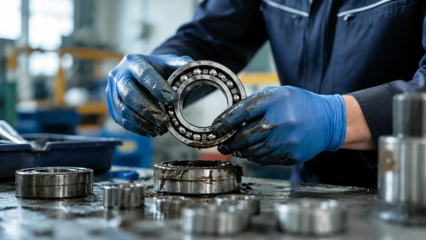 oil deep groove ball bearing maintenance