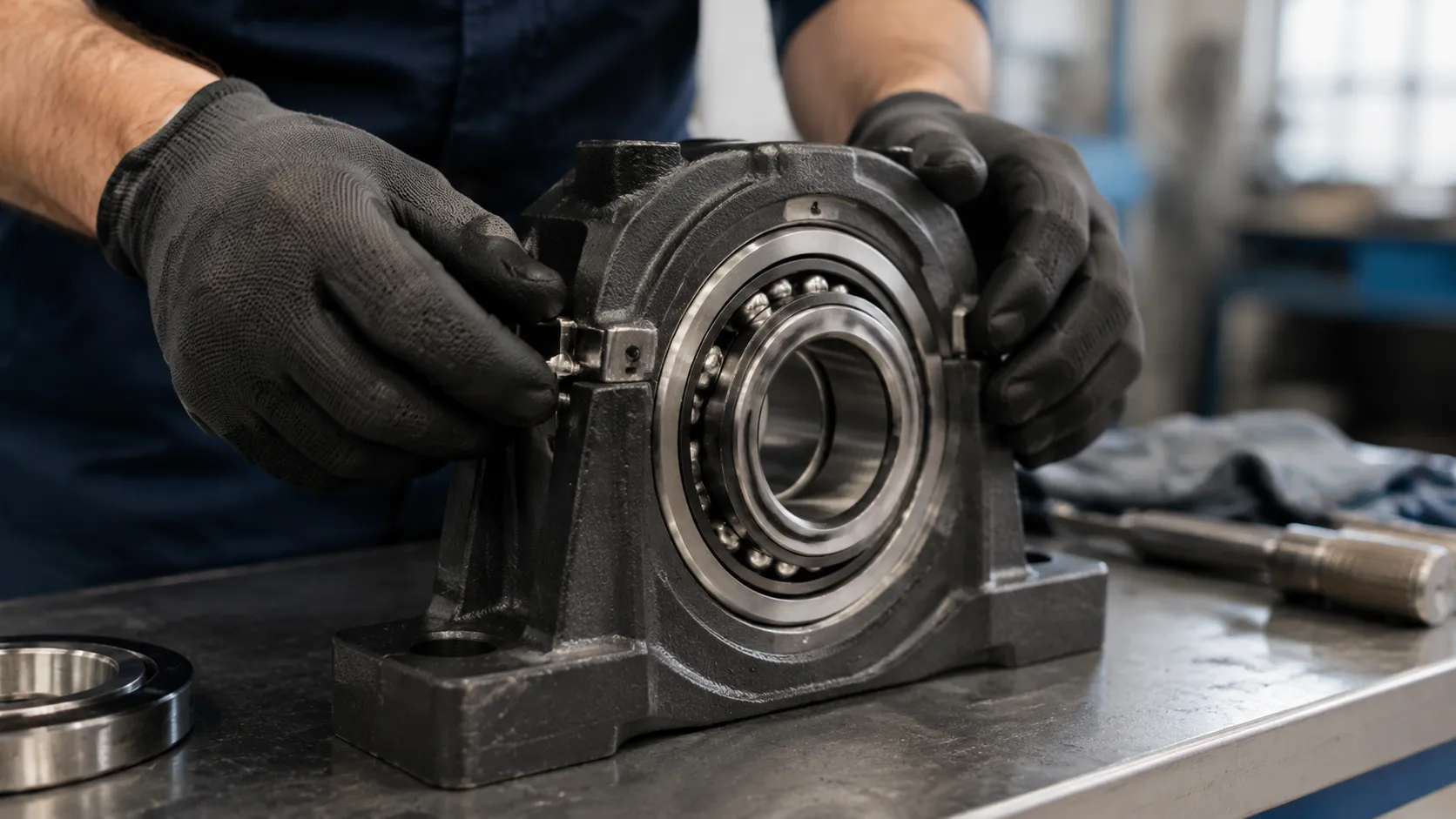 tapered bore deep groove ball bearing mounting