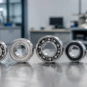 Steel deep groove ball bearings chrome and stainless options