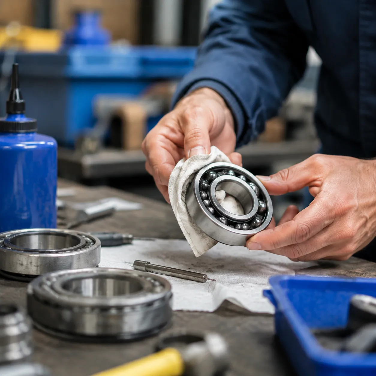 quiet running deep groove ball bearing care